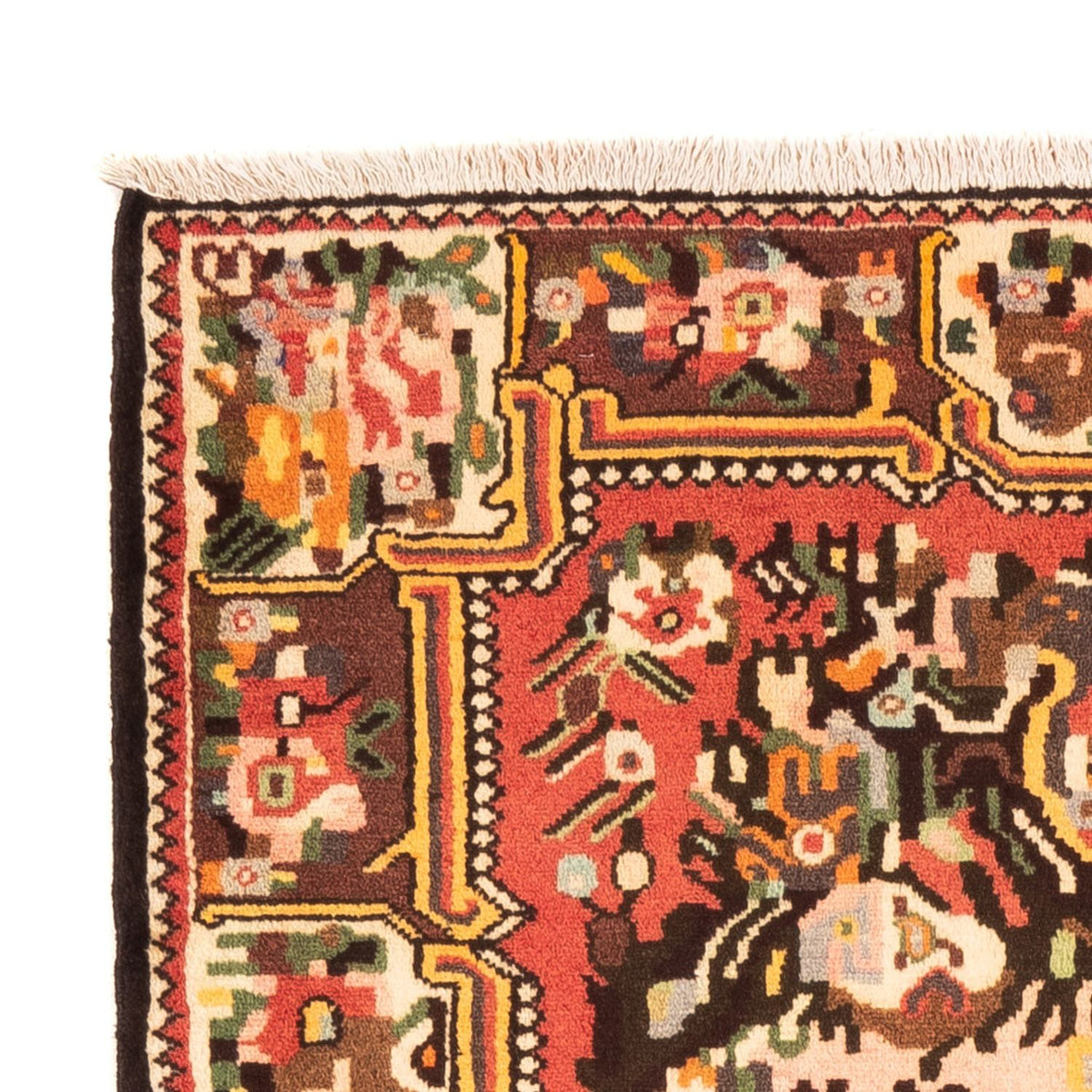 Alfombra persa - Nómada - 153 x 108 cm - naranja