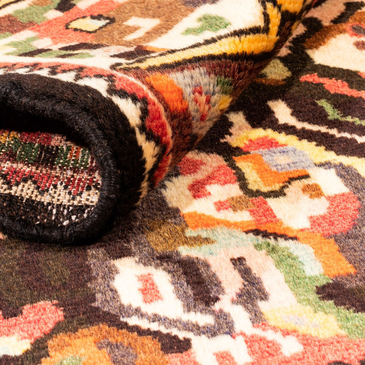 Alfombra persa - Nómada - 153 x 108 cm - naranja