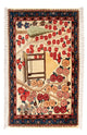 Bakhtiari Alfombra 87x60cm - Alfombra persa