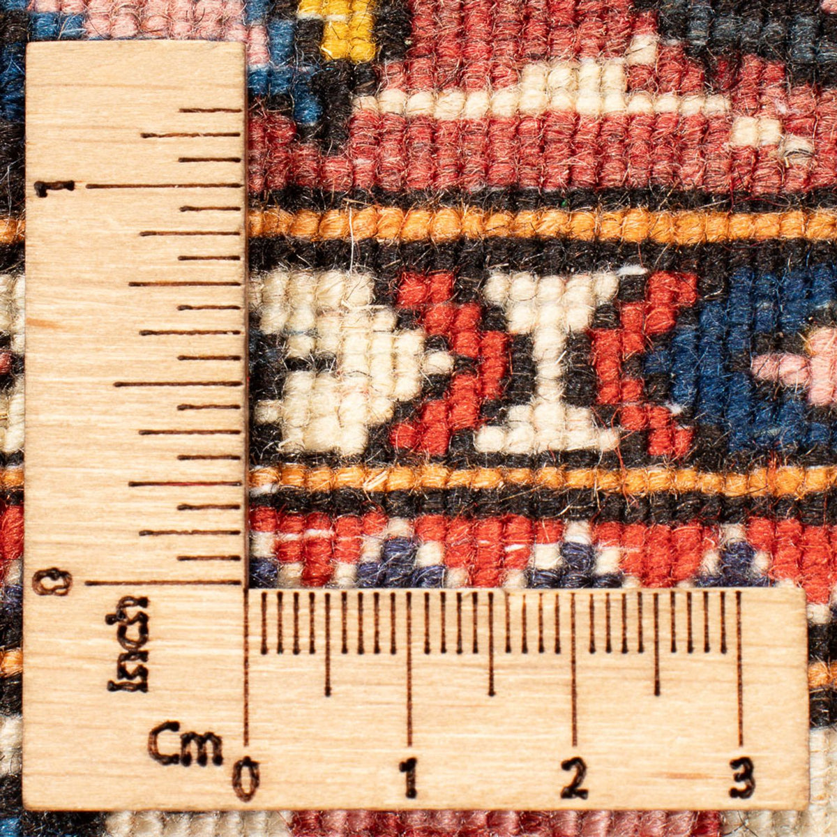 Alfombra persa - Nómada - 91 x 65 cm - multicolor