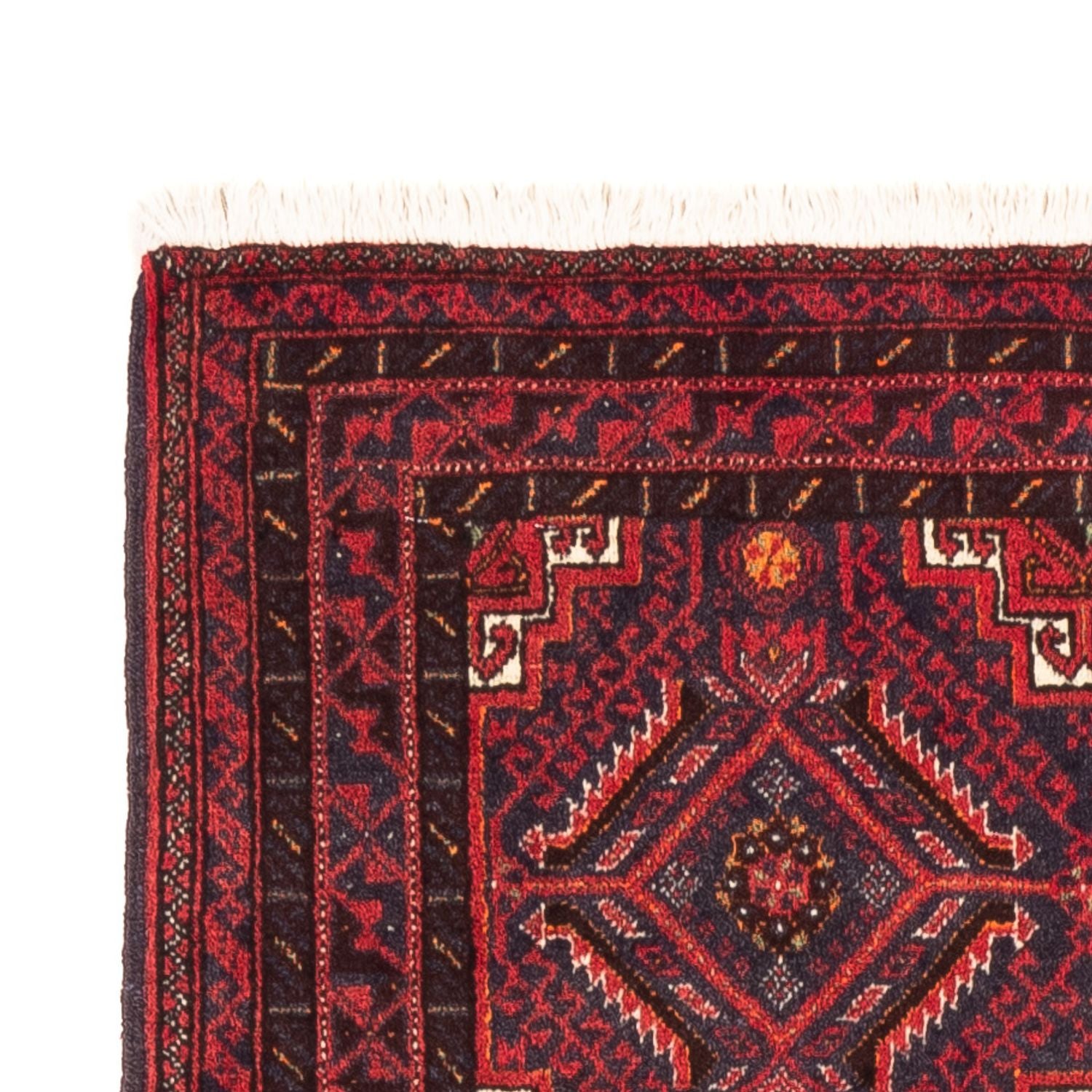 Alfombra Belutsch - 170 x 92 cm - rojo oscuro
