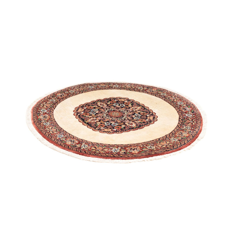 Alfombra persa - Bidjar redondo  - 100 x 100 cm - crema