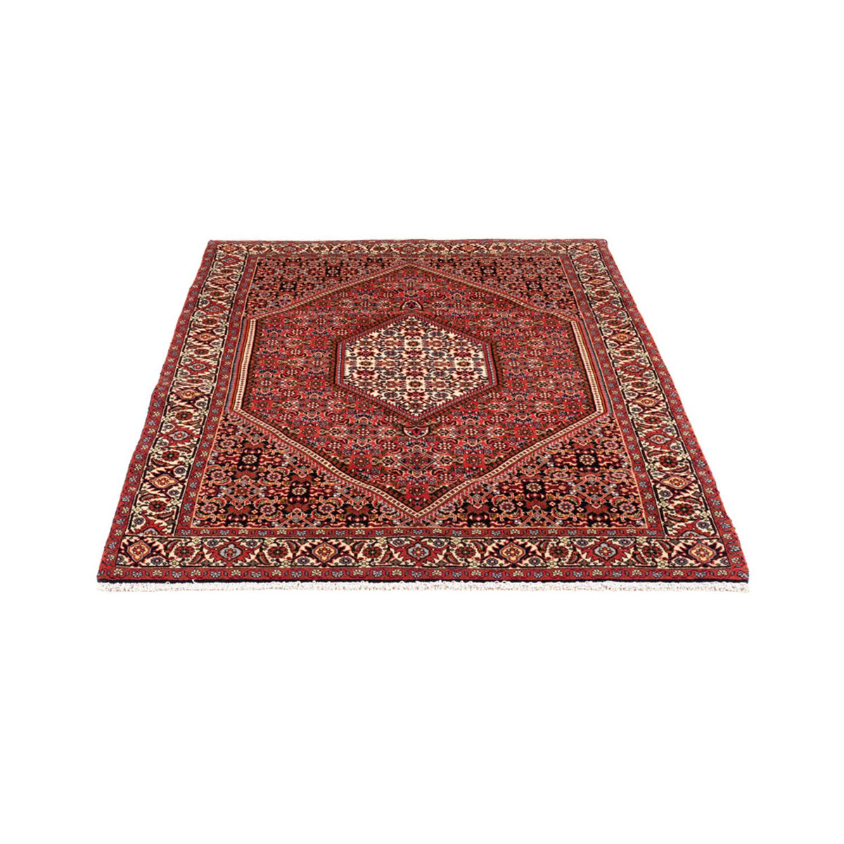 Alfombra persa - Bidjar - 175 x 114 cm - rojo