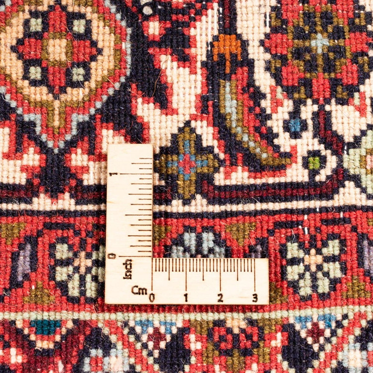 Alfombra persa - Bidjar - 175 x 114 cm - rojo