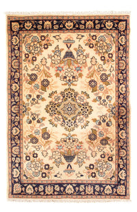 Alfombra persa - Bidjar - 90 x 60 cm - crema