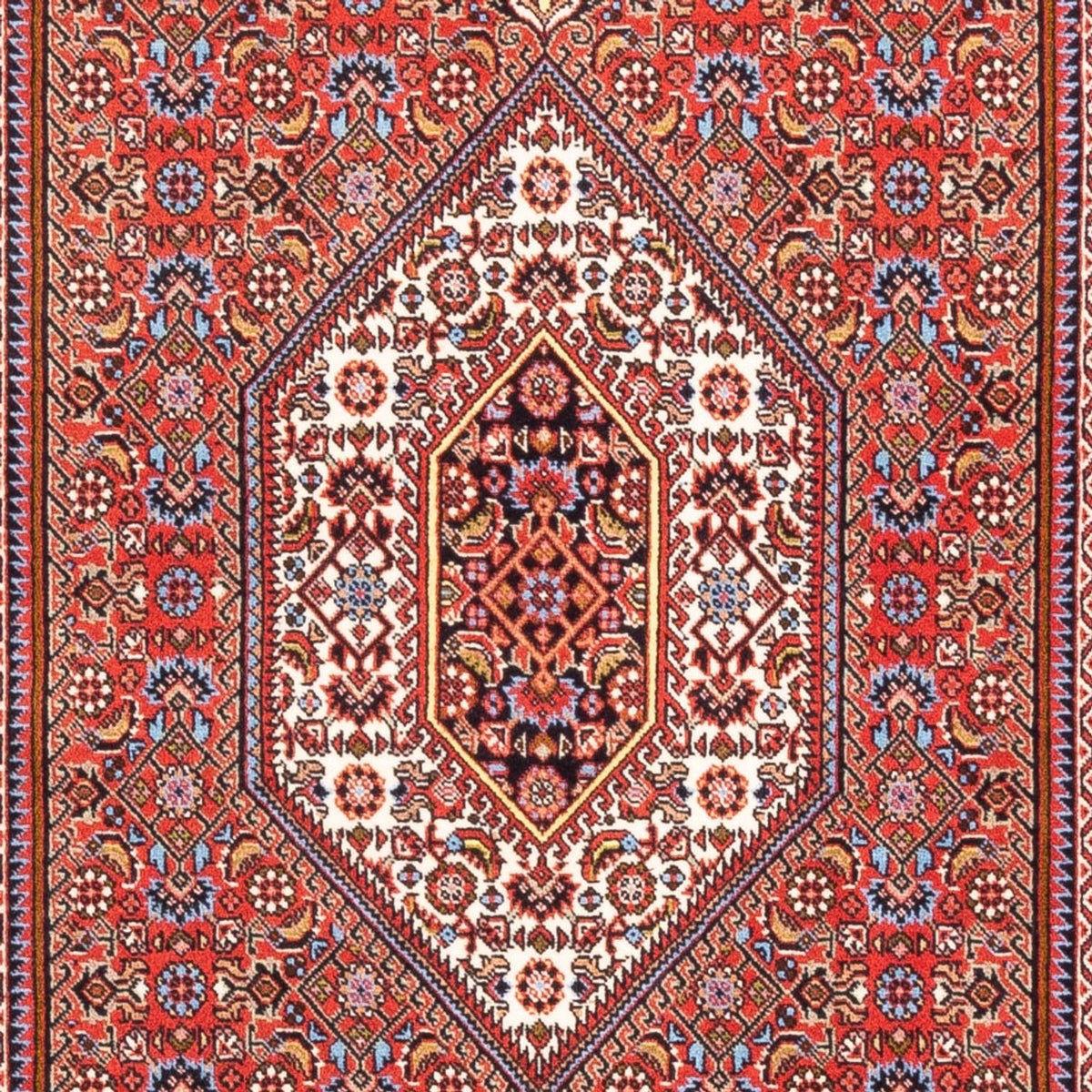 Alfombra persa - Bidjar - 186 x 106 cm - rojo