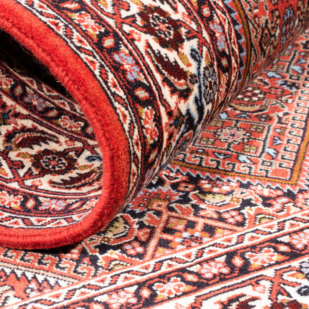 Alfombra persa - Bidjar - 186 x 106 cm - rojo