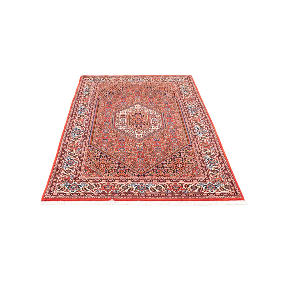 Alfombra persa - Bidjar - 186 x 106 cm - rojo