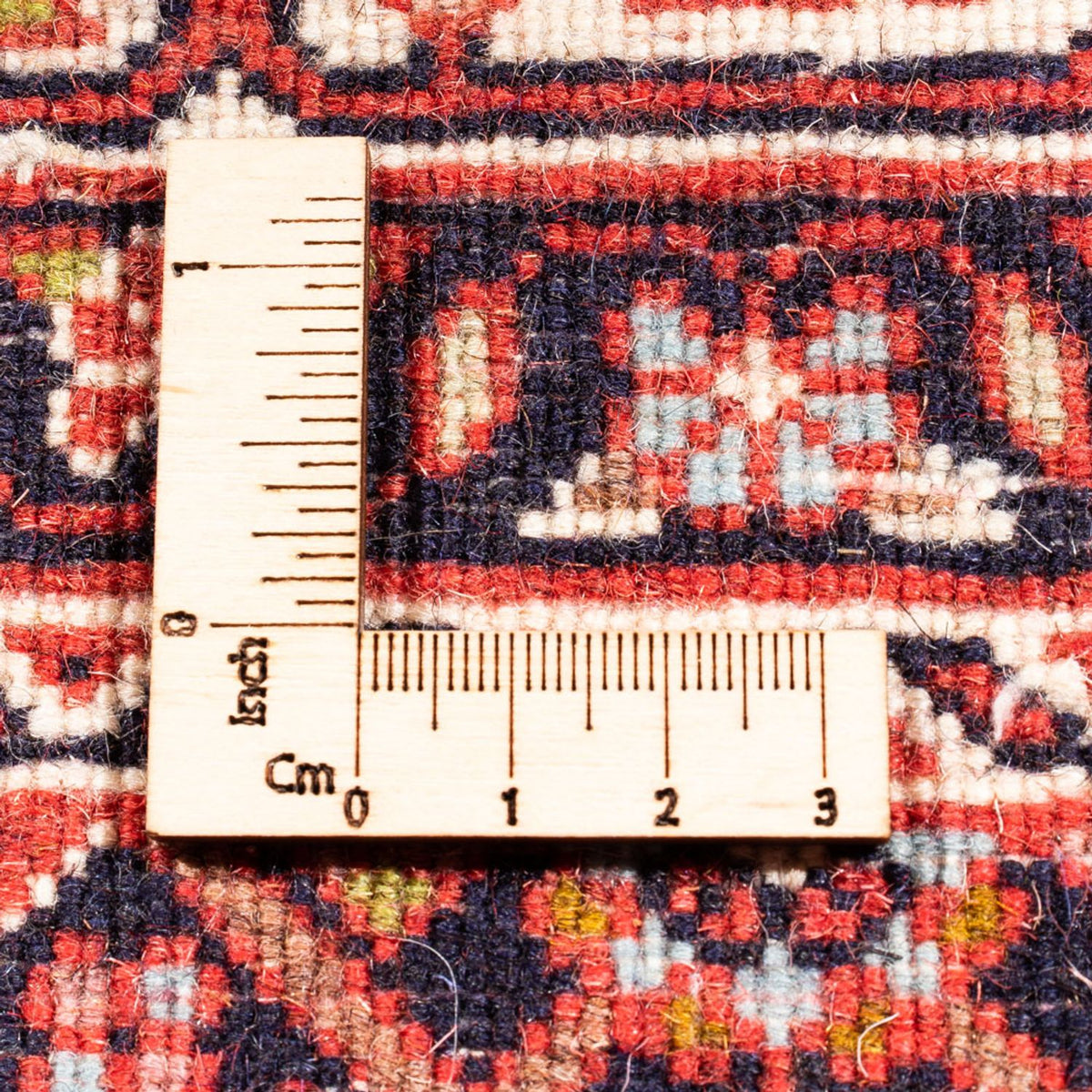 Alfombra persa - Bidjar - 186 x 106 cm - rojo