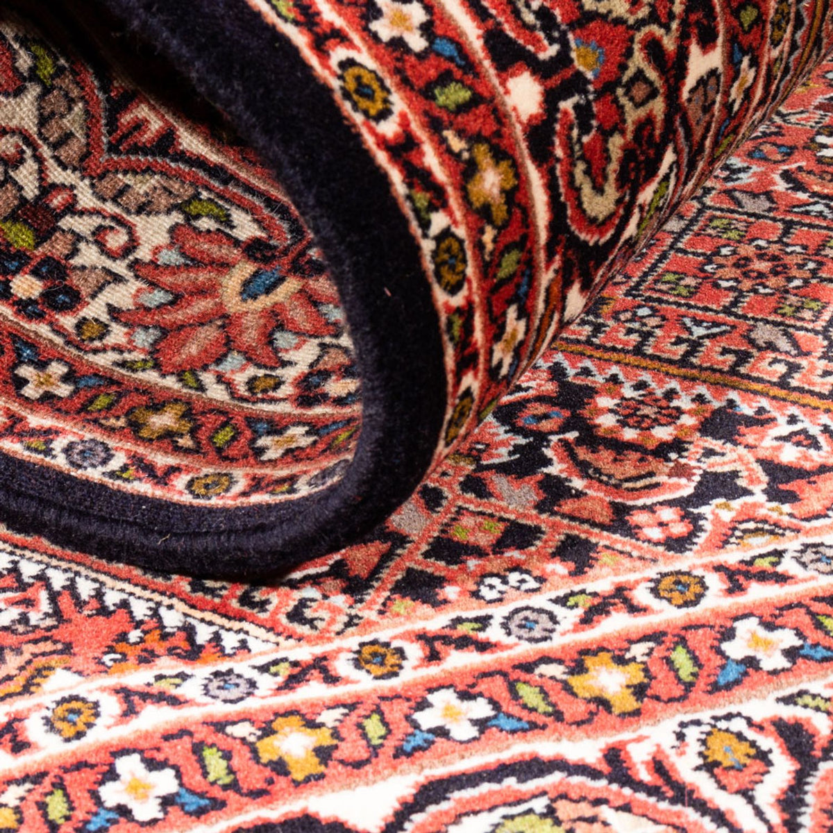 Alfombra persa - Bidjar - 185 x 109 cm - rojo