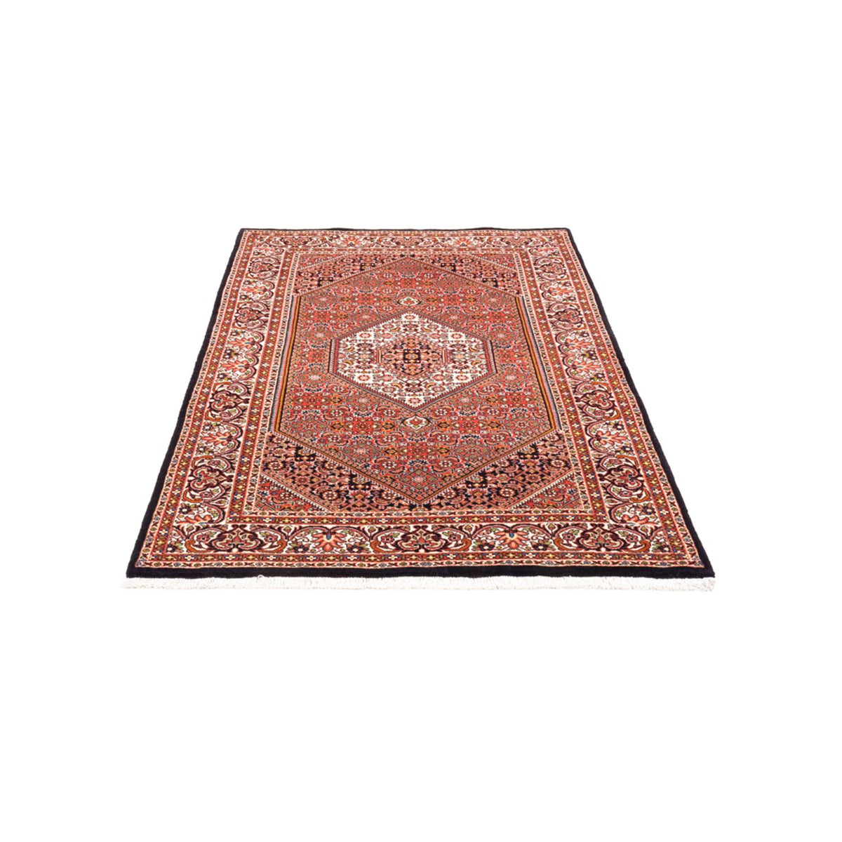 Alfombra persa - Bidjar - 185 x 109 cm - rojo