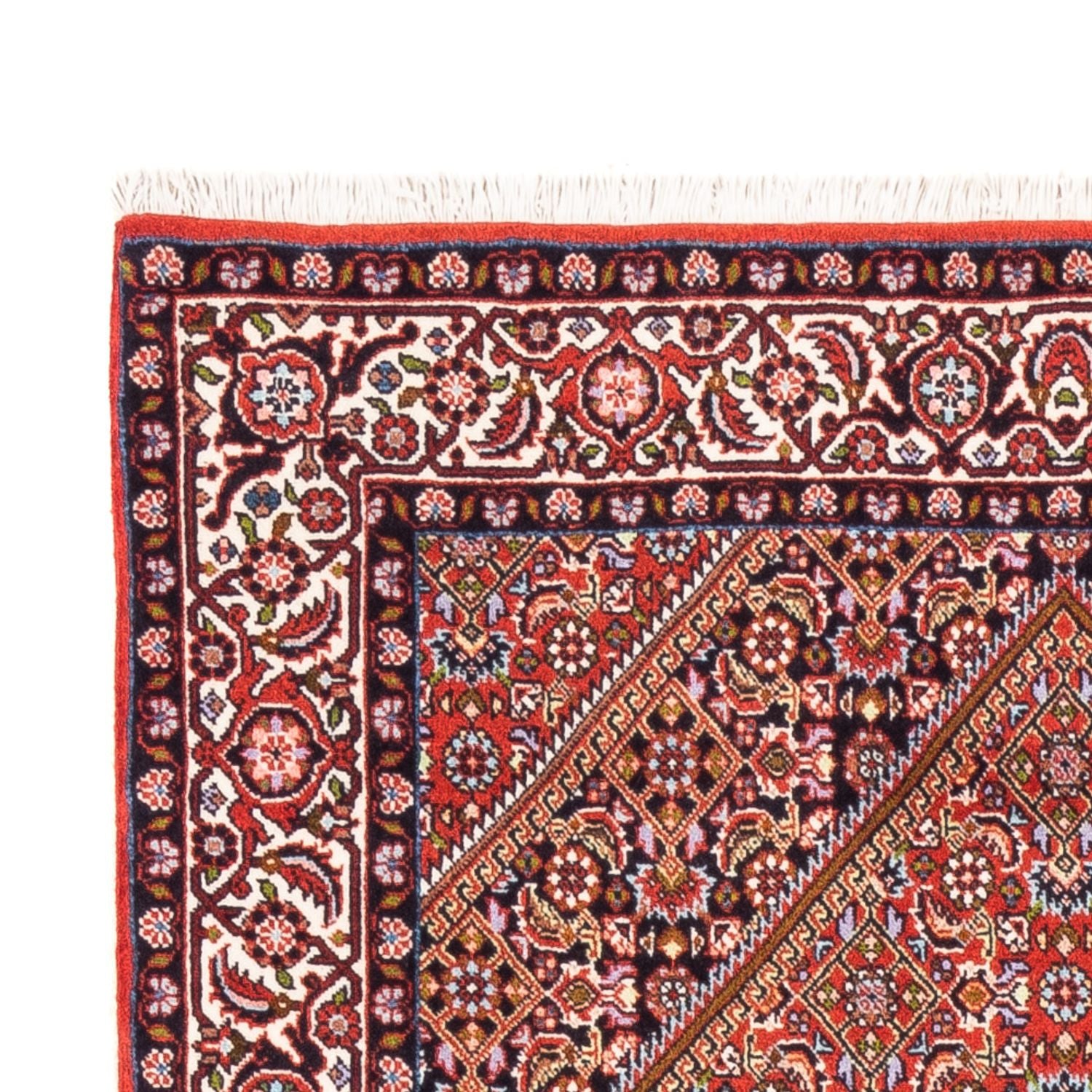 Alfombra persa - Bidjar - 176 x 108 cm - rojo