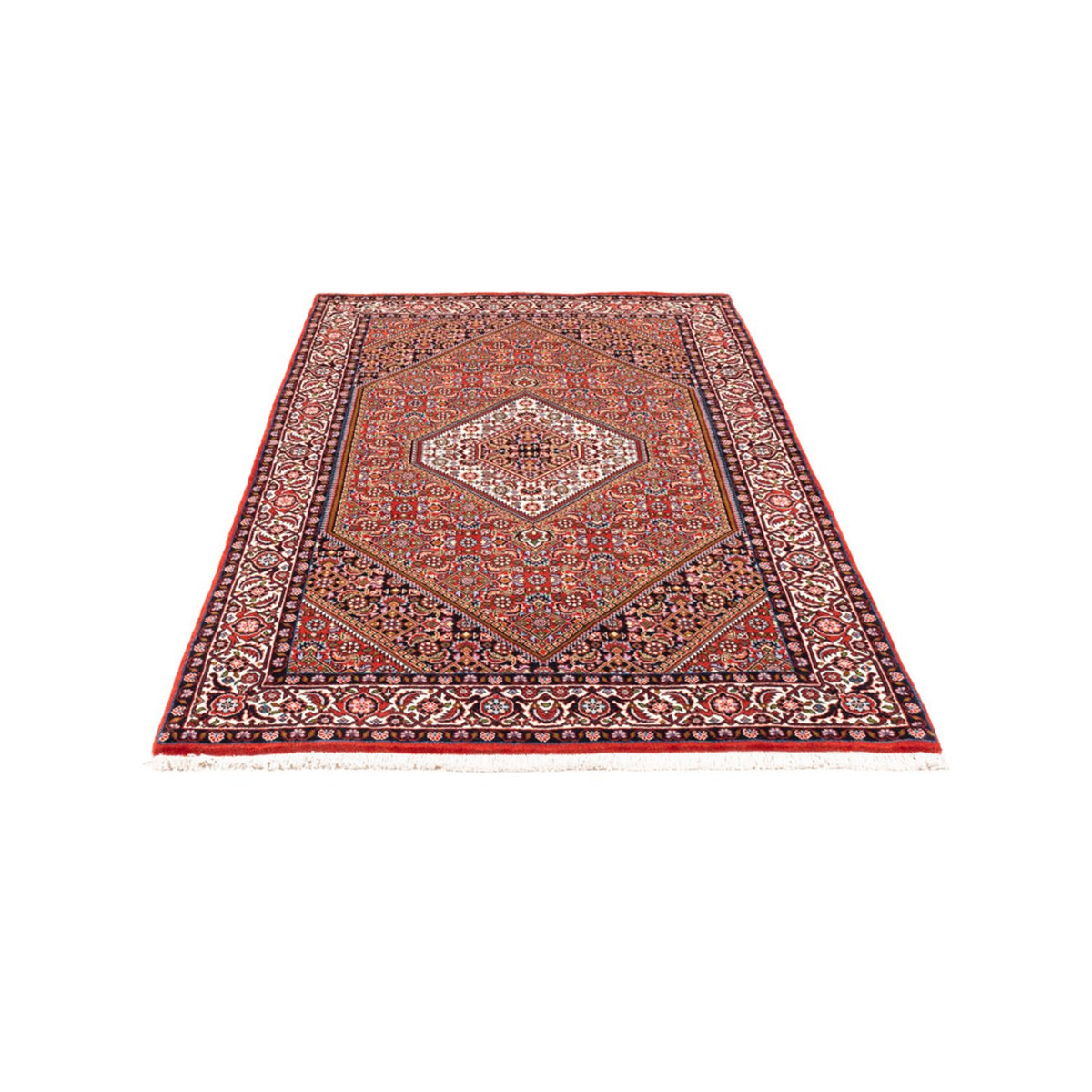 Alfombra persa - Bidjar - 176 x 108 cm - rojo
