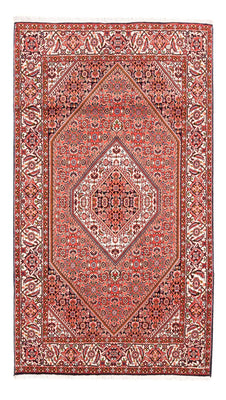 Alfombra persa - Bidjar - 177 x 109 cm - rojo