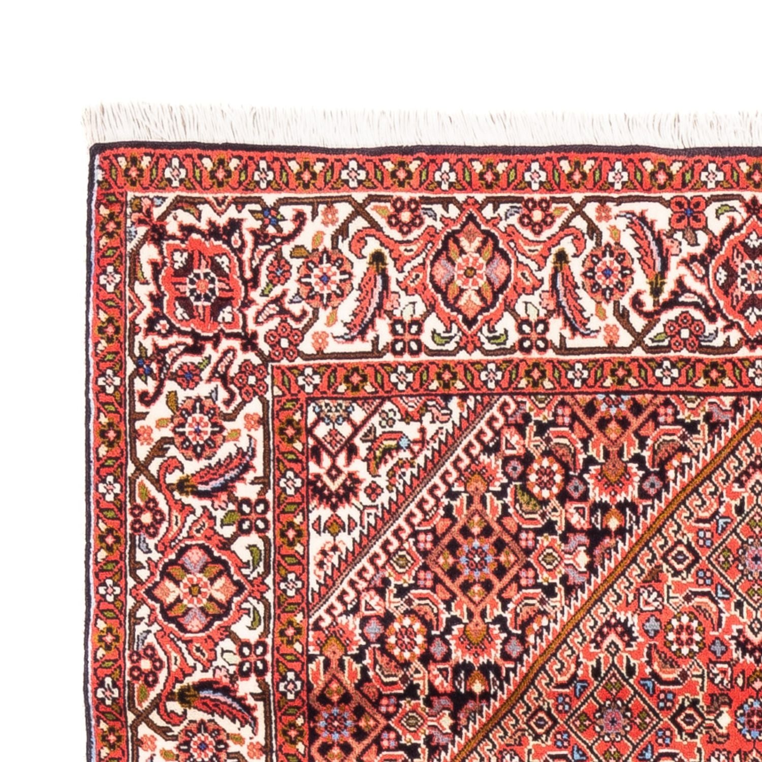 Alfombra persa - Bidjar - 177 x 109 cm - rojo
