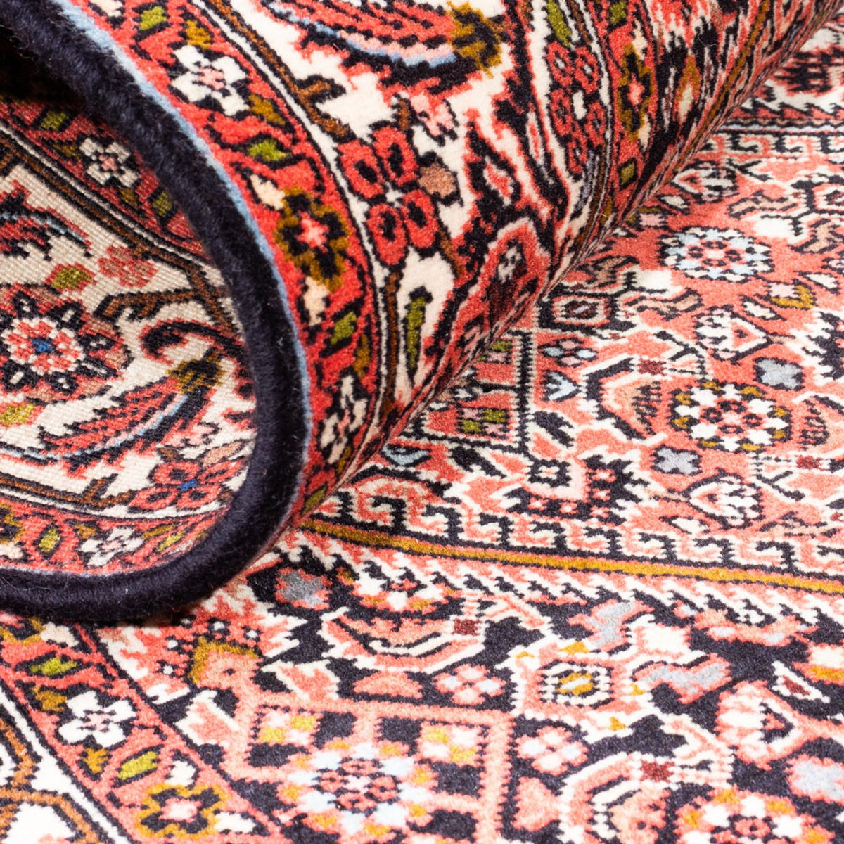 Alfombra persa - Bidjar - 177 x 109 cm - rojo