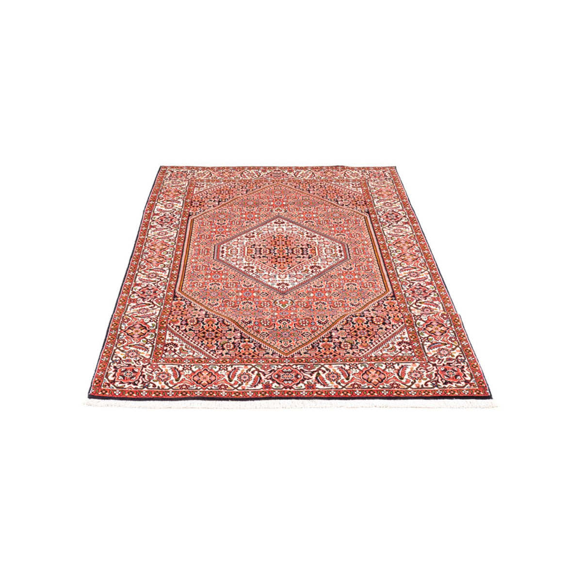 Alfombra persa - Bidjar - 177 x 109 cm - rojo