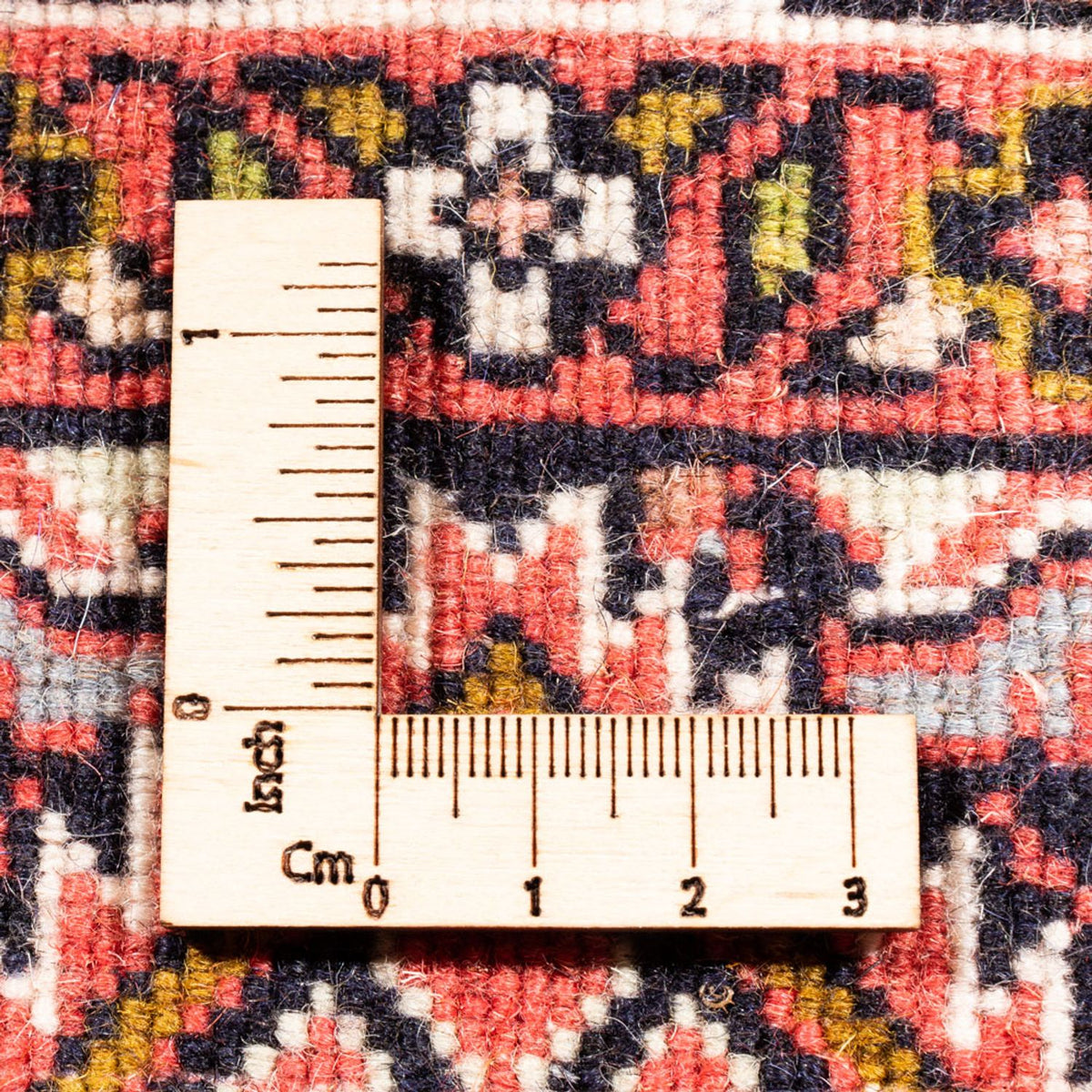 Alfombra persa - Bidjar - 177 x 109 cm - rojo