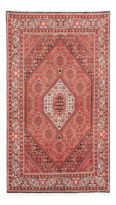 Alfombra persa - Bidjar - 178 x 110 cm - rojo