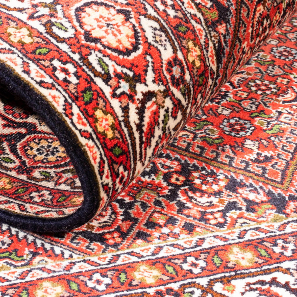 Alfombra persa - Bidjar - 178 x 110 cm - rojo