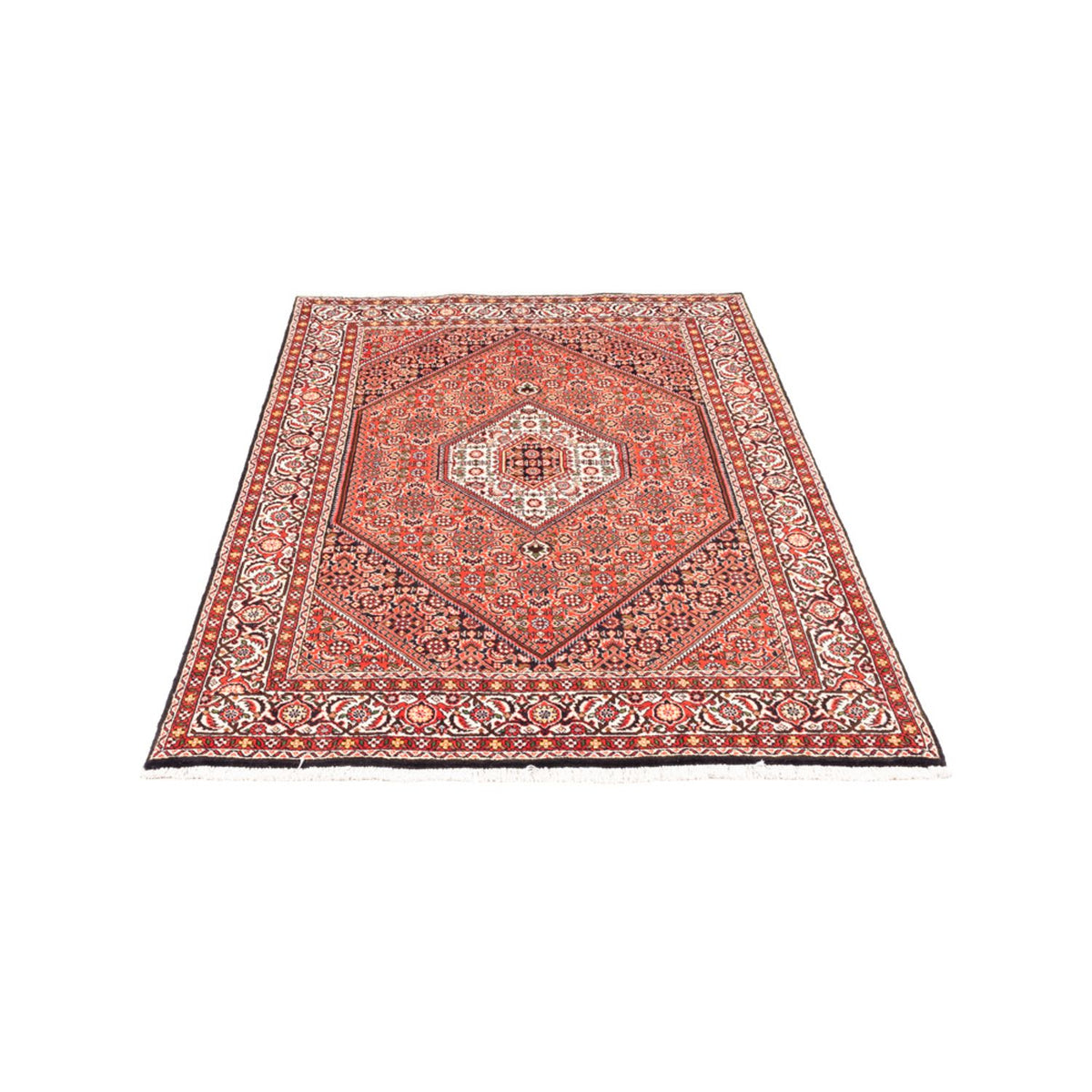 Alfombra persa - Bidjar - 178 x 110 cm - rojo