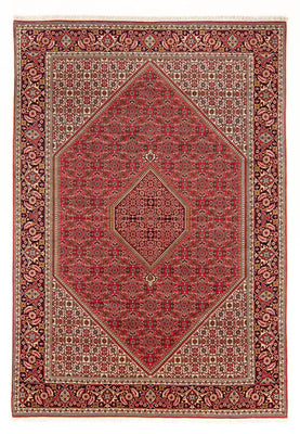 Alfombra persa - Bidjar - 290 x 192 cm - rojo