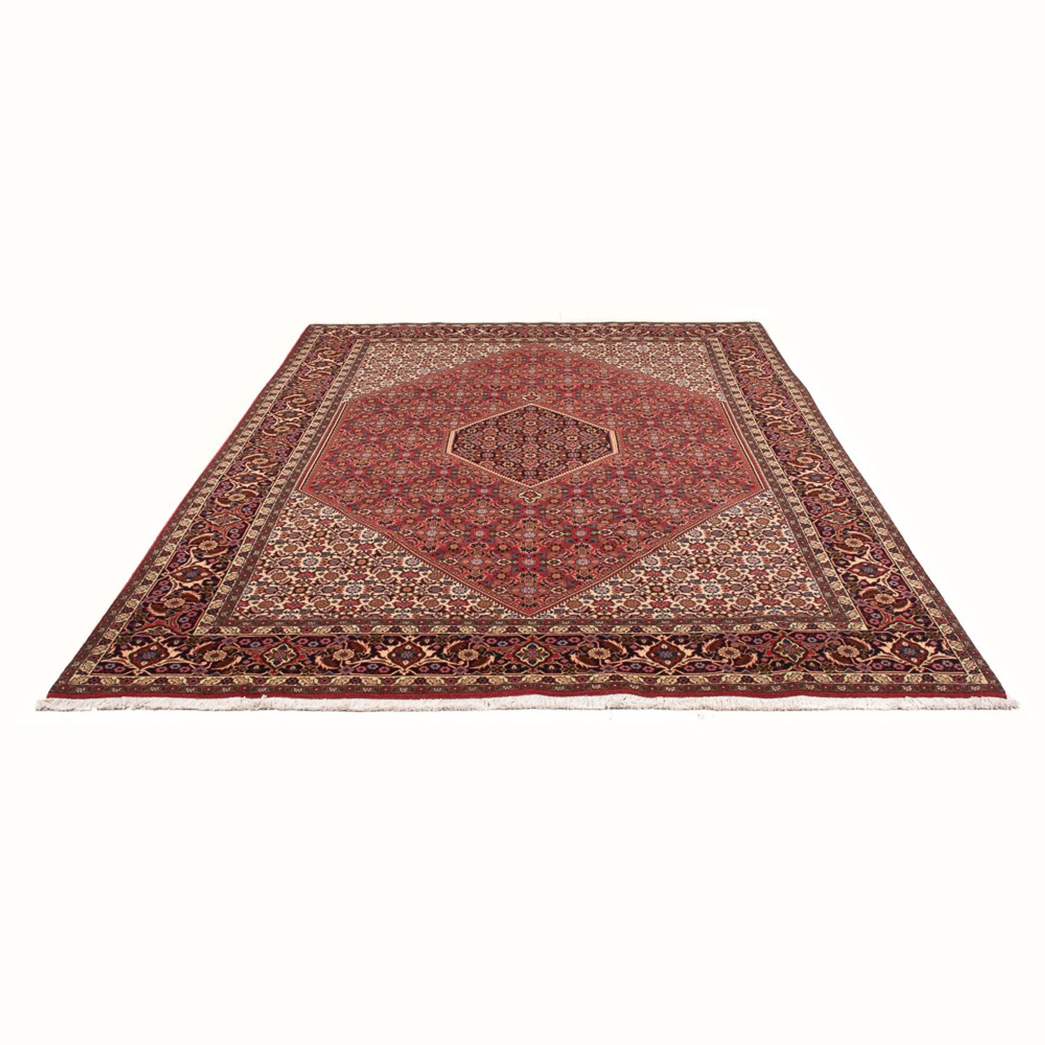 Alfombra persa - Bidjar - 300 x 200 cm - rojo
