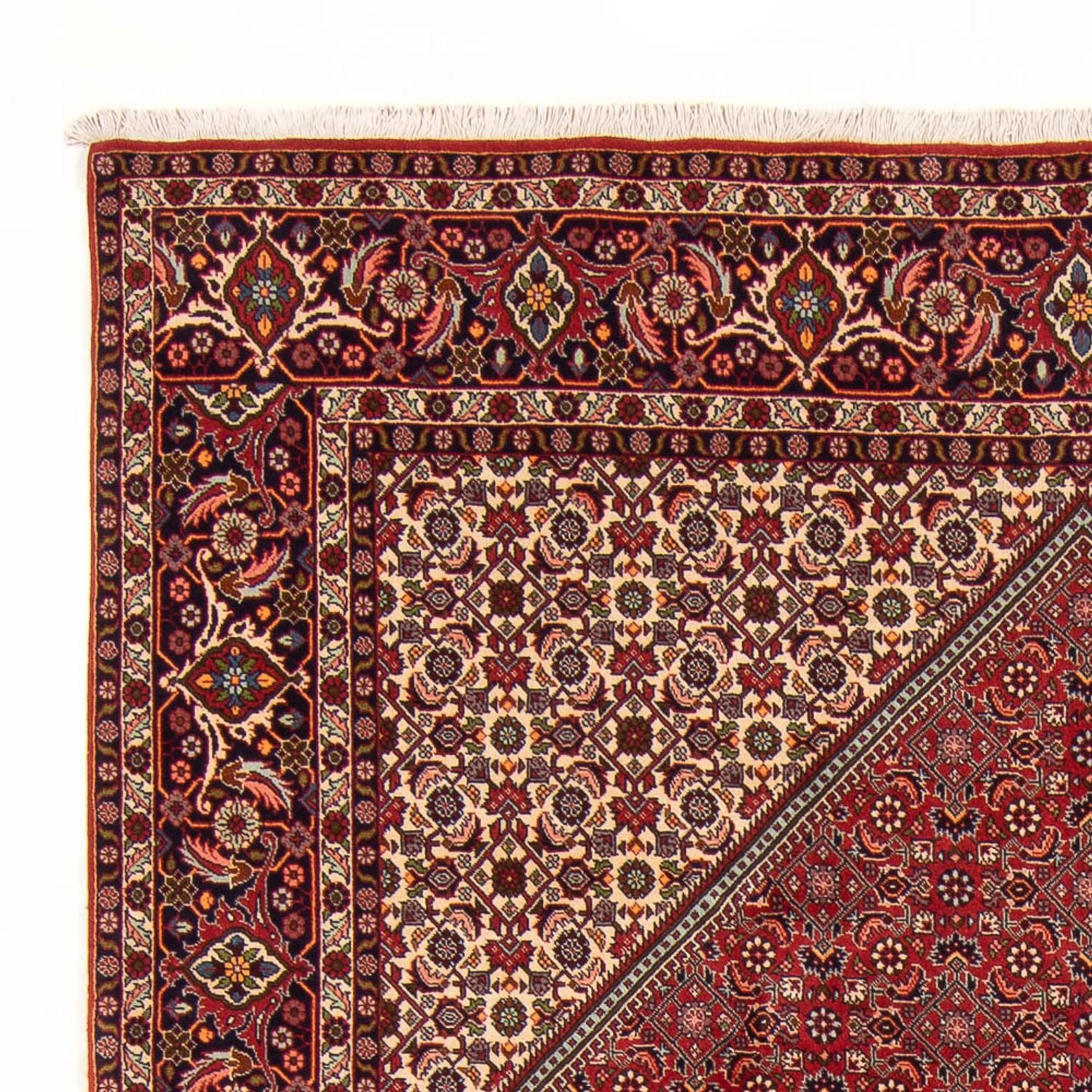 Alfombra persa - Bidjar - 300 x 201 cm - rojo