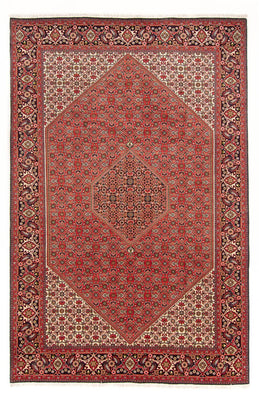 Alfombra persa - Bidjar - 298 x 197 cm - rojo