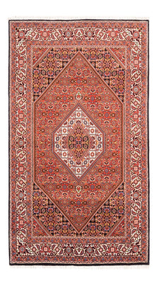 Alfombra persa - Bidjar - 182 x 110 cm - rojo