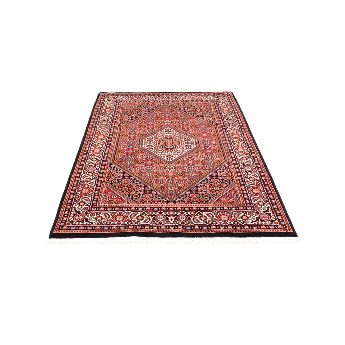 Alfombra persa - Bidjar - 182 x 110 cm - rojo