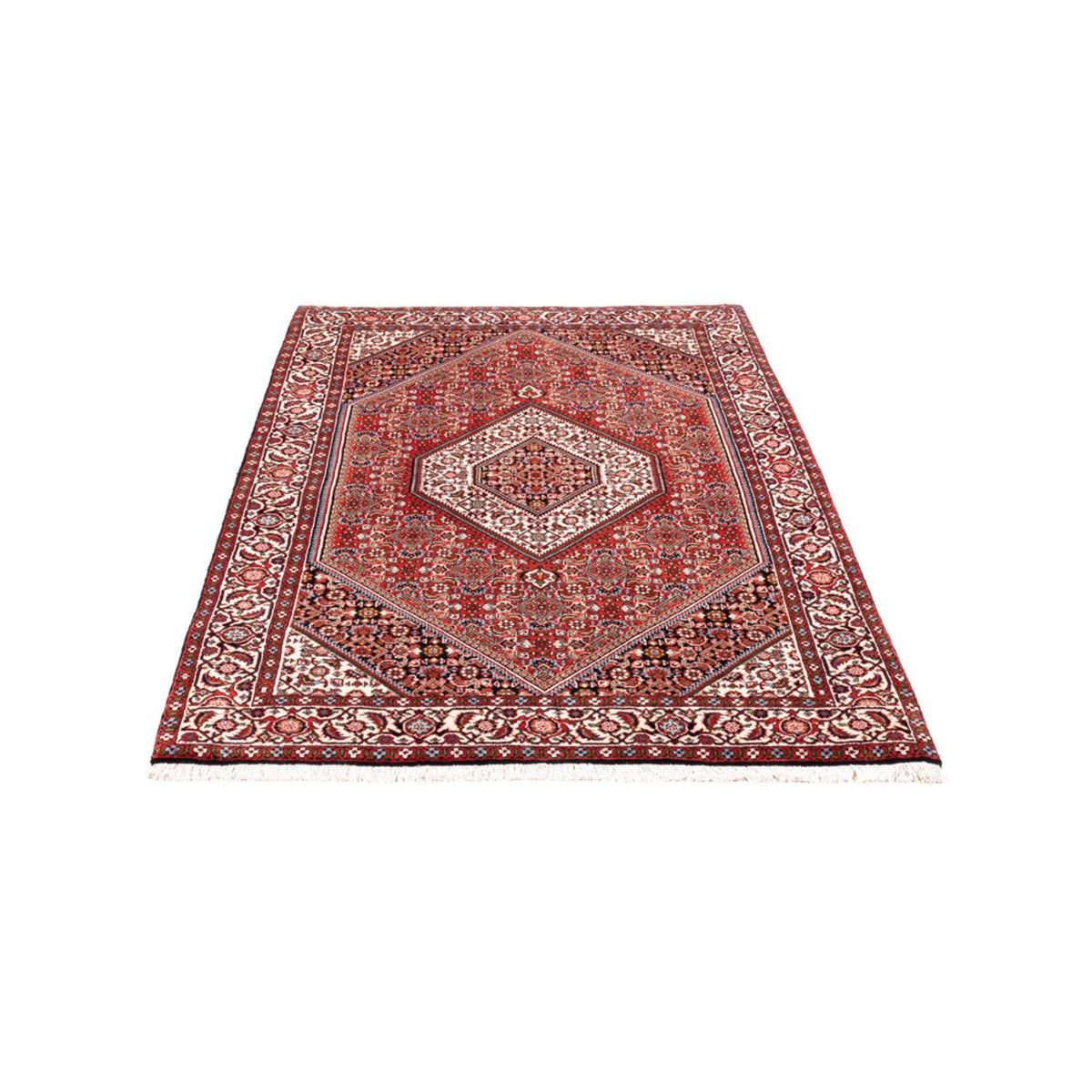 Alfombra persa - Bidjar - 176 x 110 cm - rojo