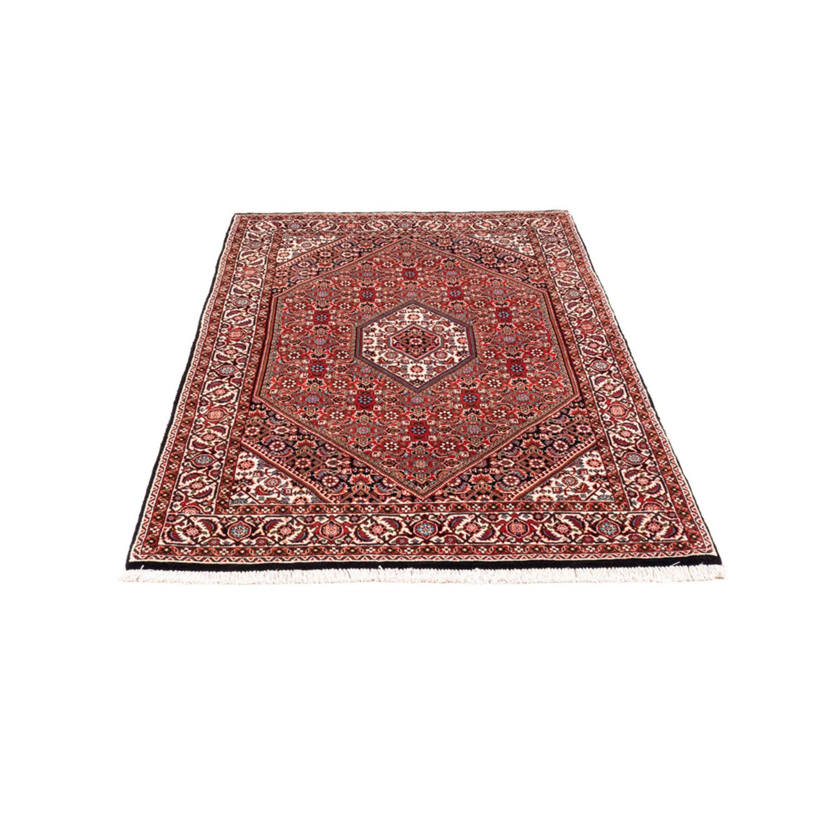 Alfombra persa - Bidjar - 184 x 108 cm - rojo