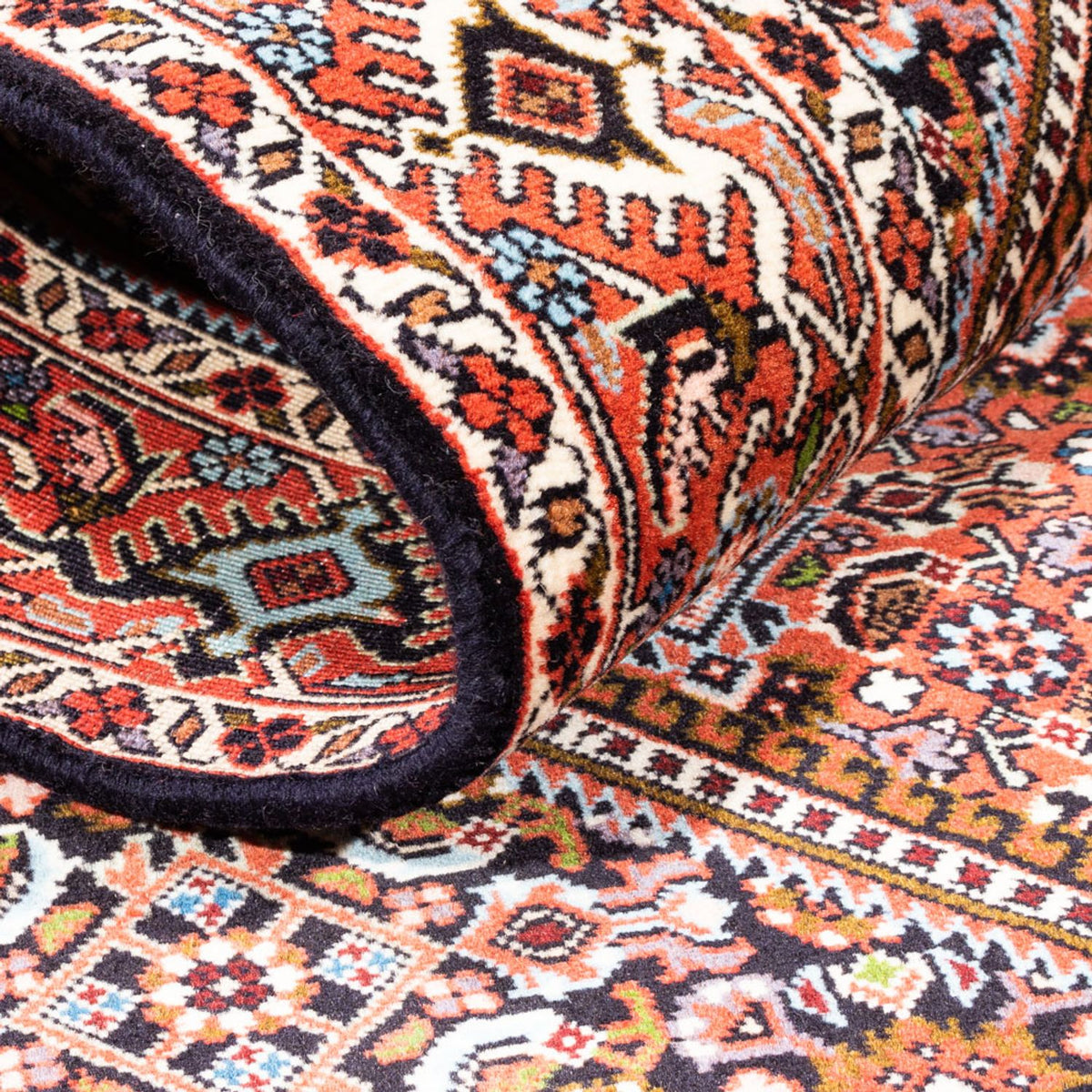 Alfombra persa - Bidjar - 180 x 112 cm - rojo