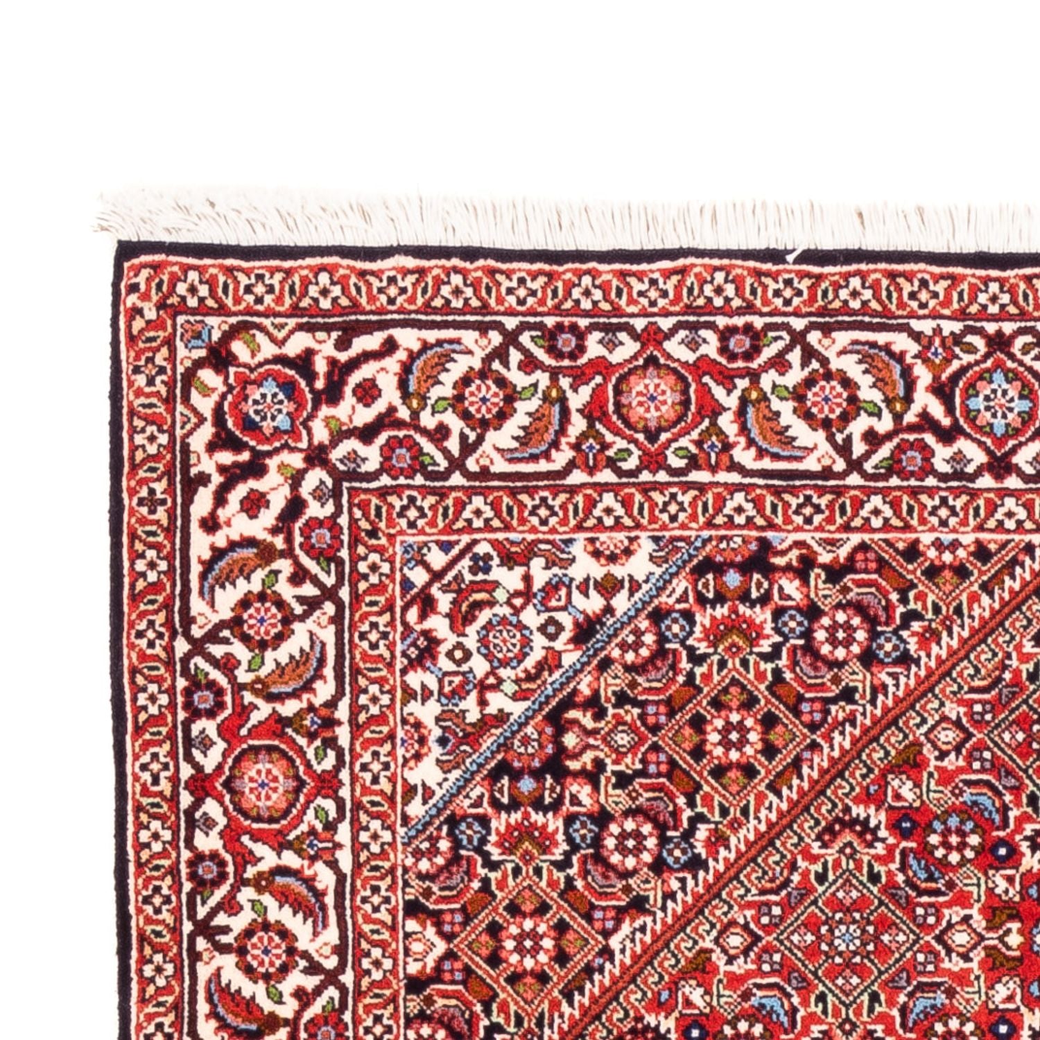 Alfombra persa - Bidjar - 168 x 109 cm - rojo