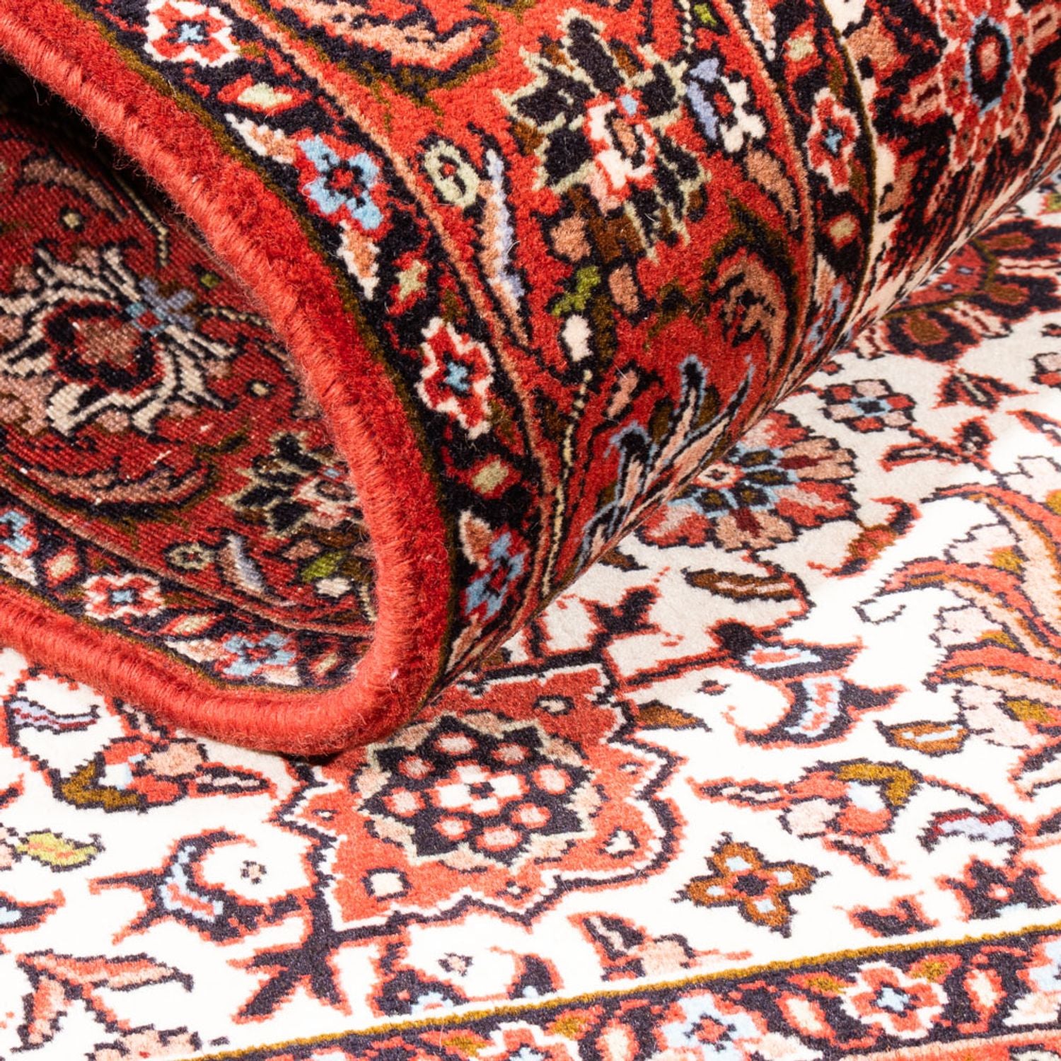Alfombra persa - Bidjar - 182 x 108 cm - crema