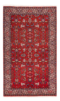 Alfombra persa - Bidjar - 182 x 110 cm - rojo