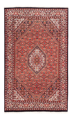 Alfombra persa - Bidjar - 166 x 110 cm - rojo