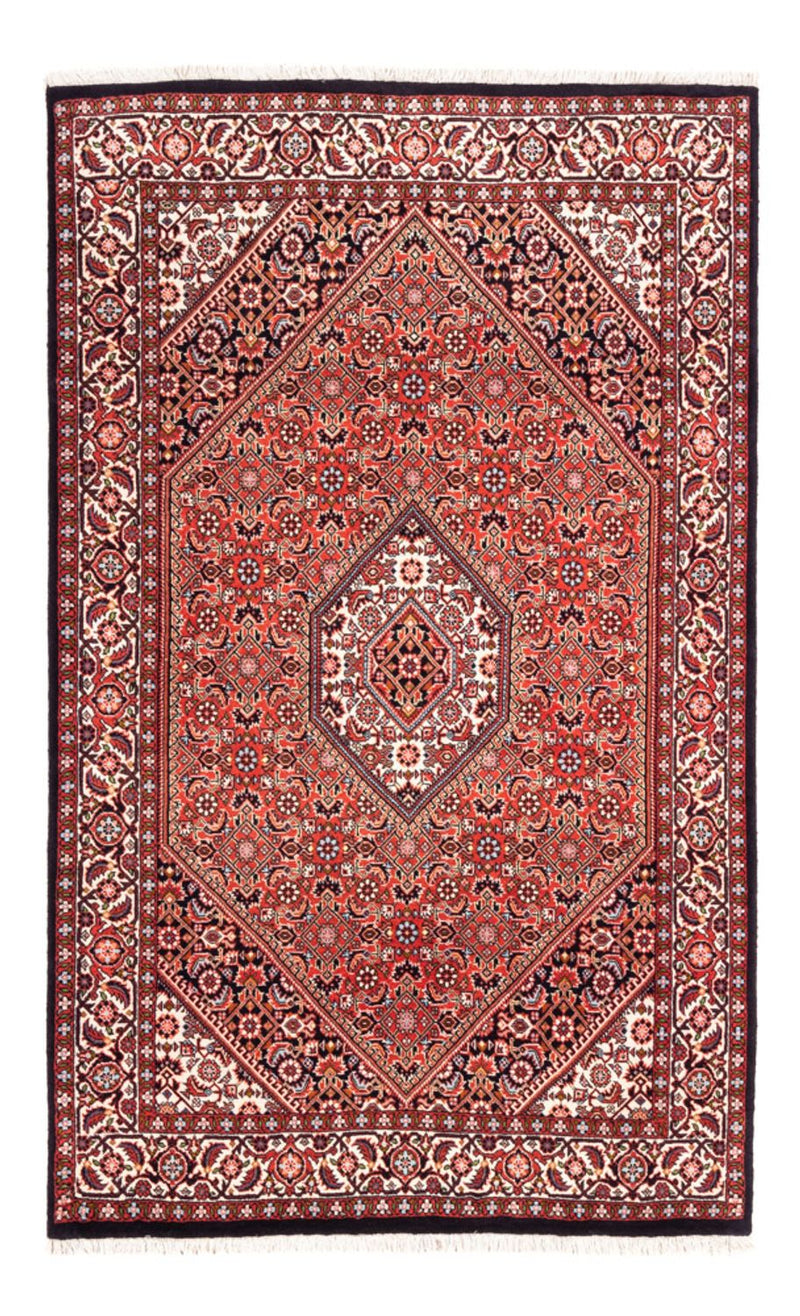 Alfombra persa - Bidjar - 166 x 110 cm - rojo