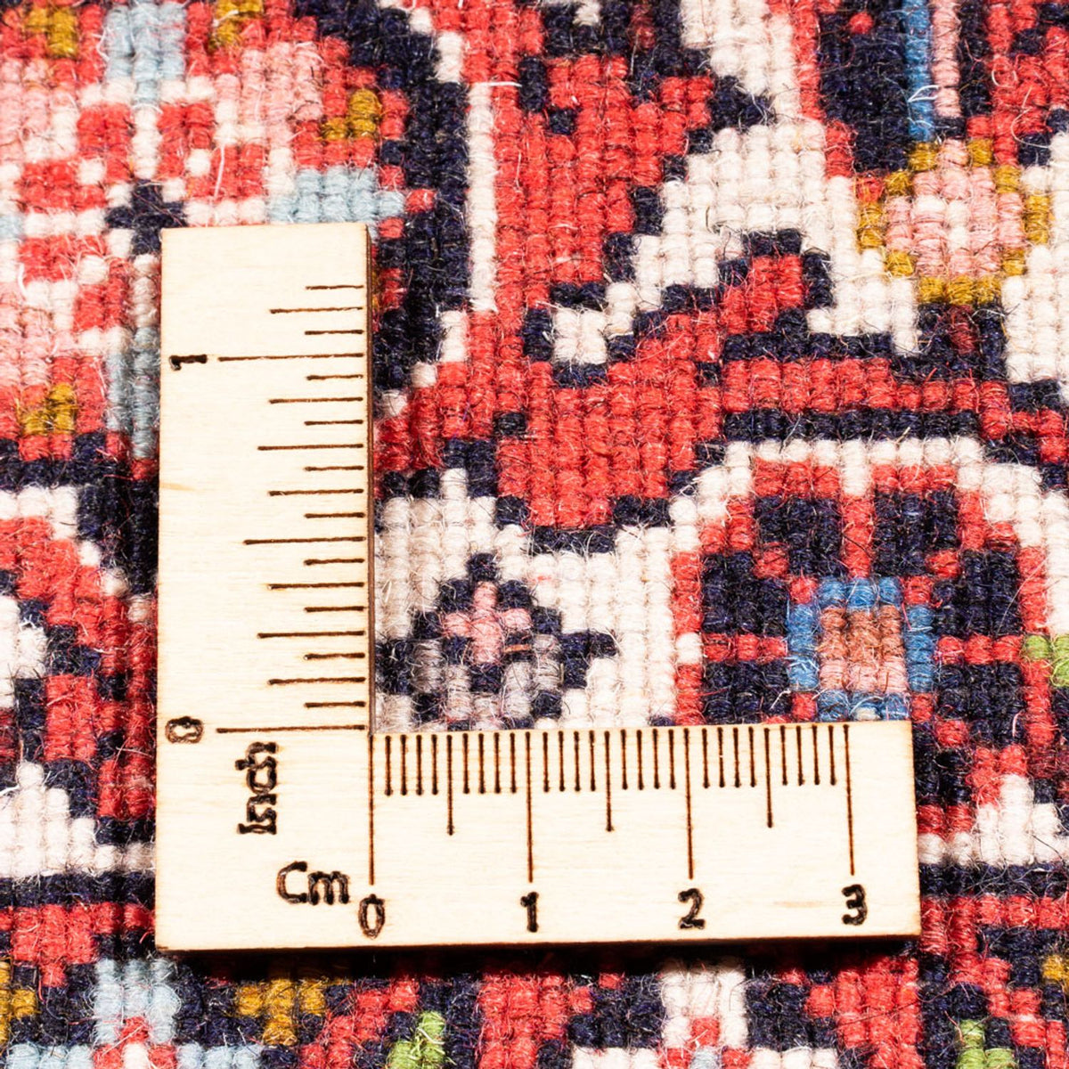 Alfombra persa - Bidjar - 166 x 110 cm - rojo