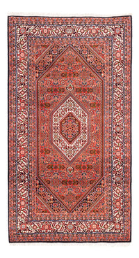 Alfombra persa - Bidjar - 180 x 107 cm - rojo