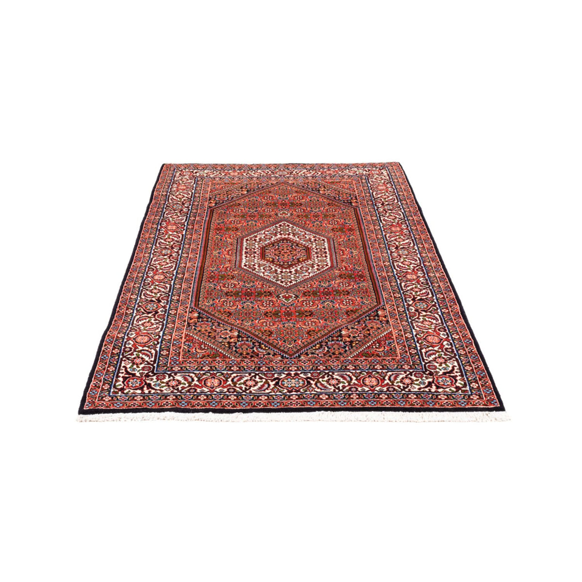 Alfombra persa - Bidjar - 180 x 107 cm - rojo