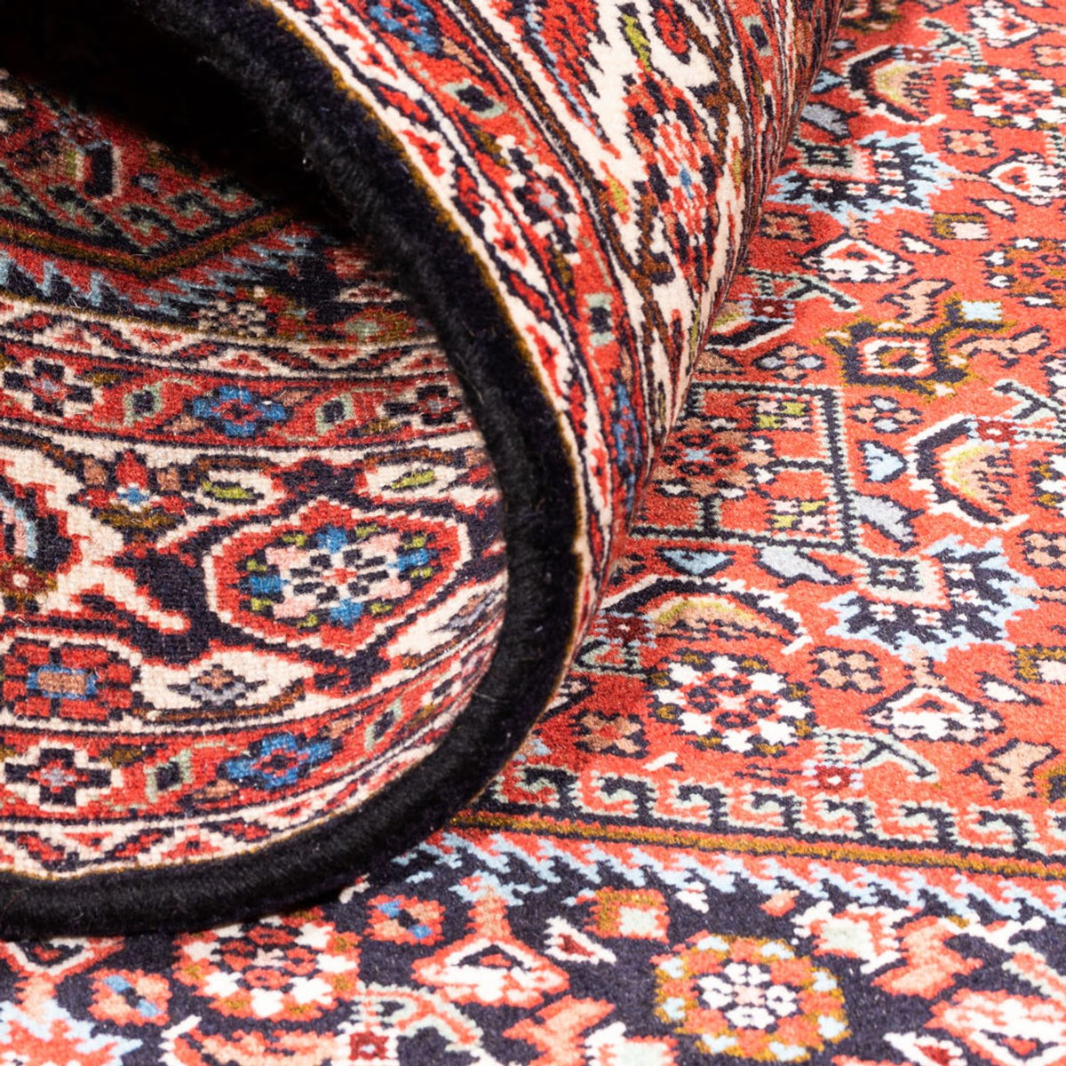 Alfombra persa - Bidjar - 174 x 107 cm - rojo