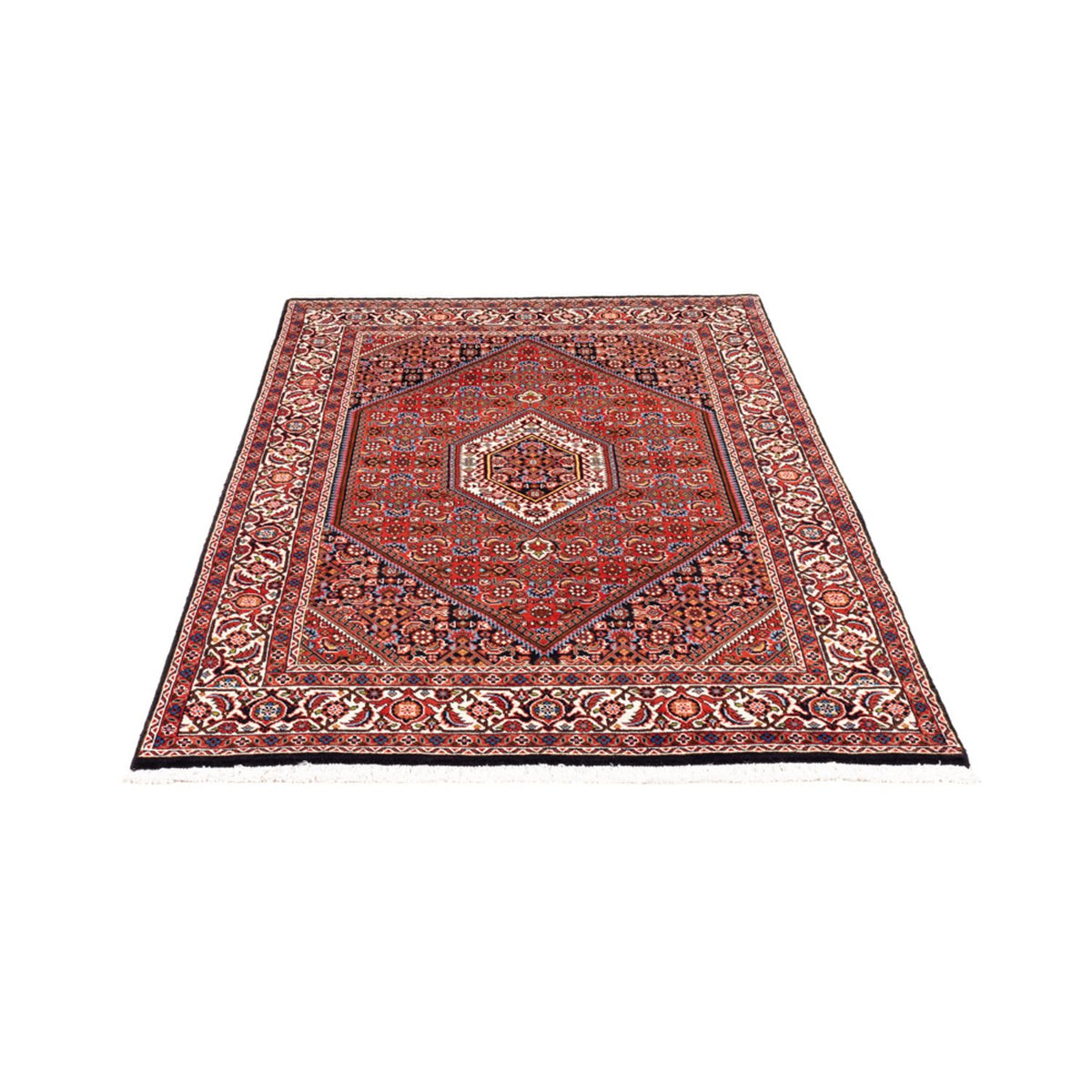 Alfombra persa - Bidjar - 174 x 107 cm - rojo