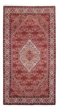 Alfombra de pasillo Alfombra persa - Bidjar - 185 x 104 cm - rojo