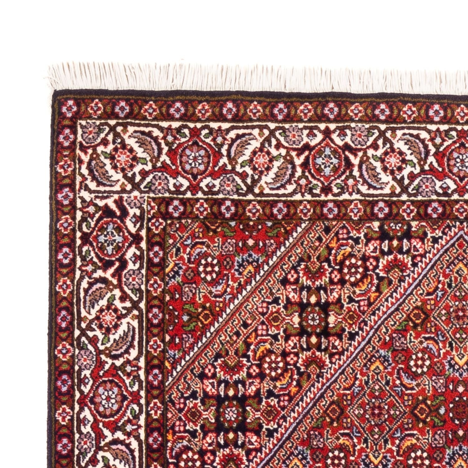 Alfombra de pasillo Alfombra persa - Bidjar - 185 x 104 cm - rojo