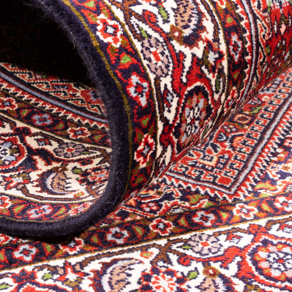 Alfombra de pasillo Alfombra persa - Bidjar - 185 x 104 cm - rojo