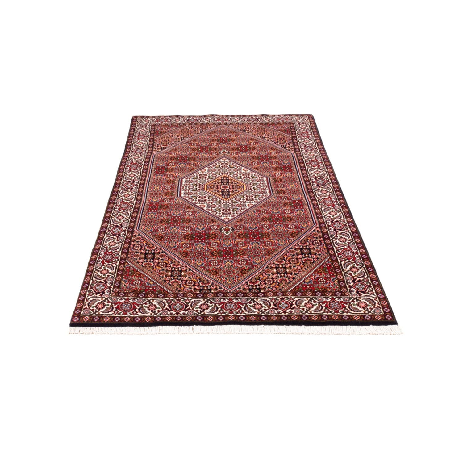 Alfombra de pasillo Alfombra persa - Bidjar - 185 x 104 cm - rojo