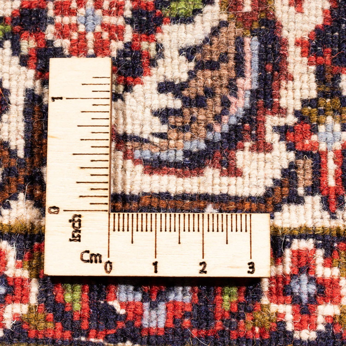 Alfombra de pasillo Alfombra persa - Bidjar - 185 x 104 cm - rojo