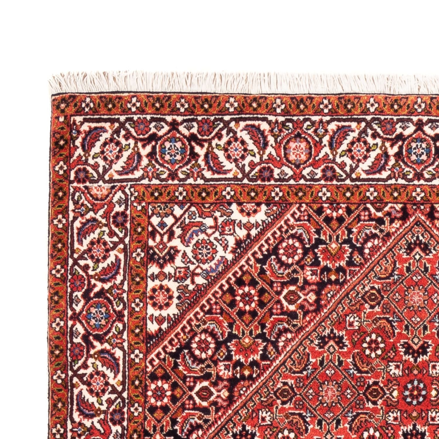 Alfombra persa - Bidjar - 176 x 108 cm - rojo